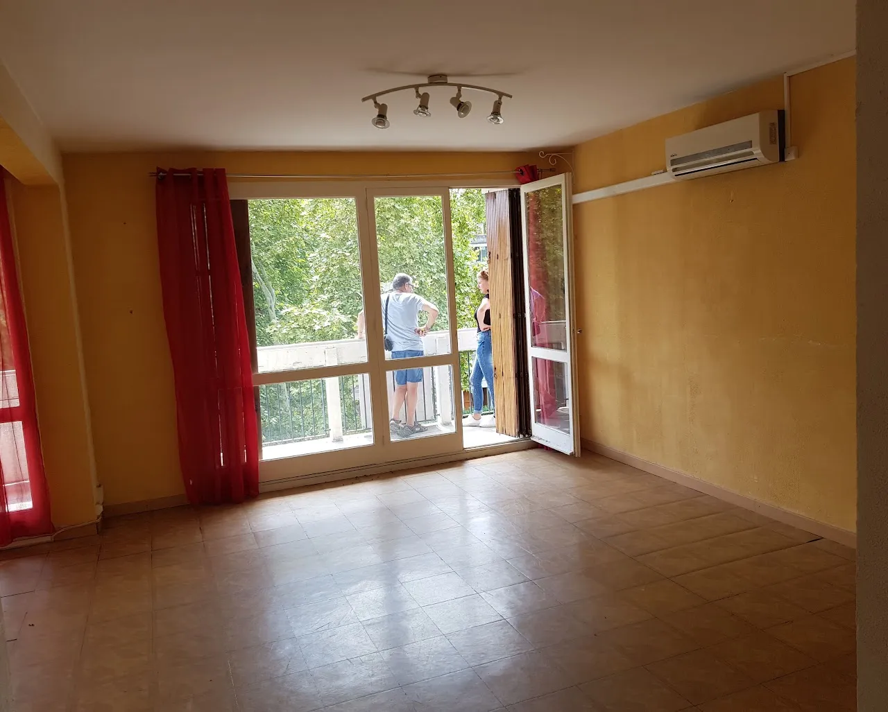 La salon avant la rénovation