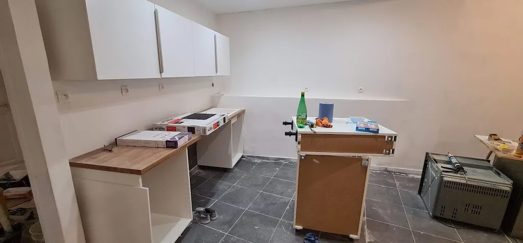 pose cuisine rénovation travaux