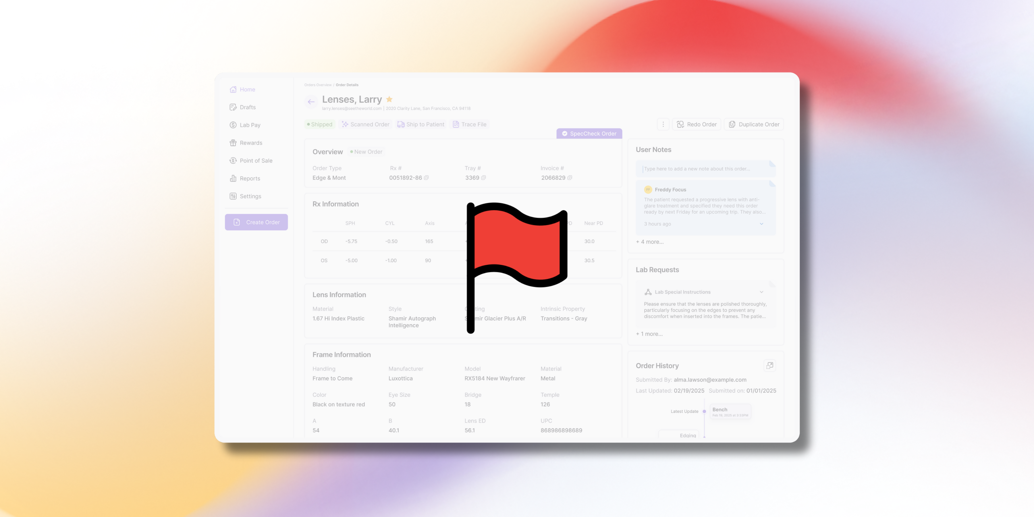 Feature Spotlight: Flagged Orders on SpecCheck Pro