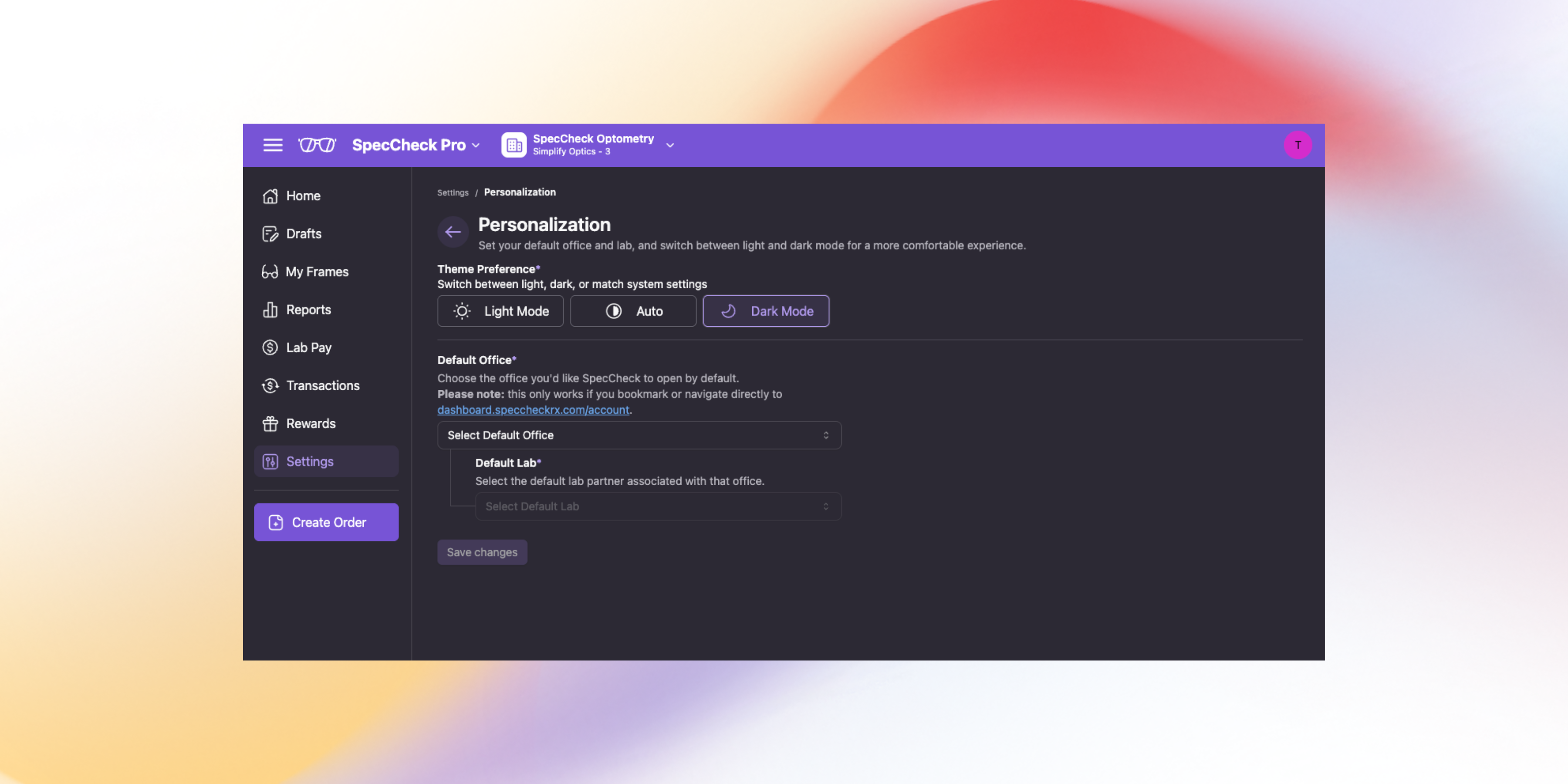 Dark Mode Is Here for SpecCheck Pro