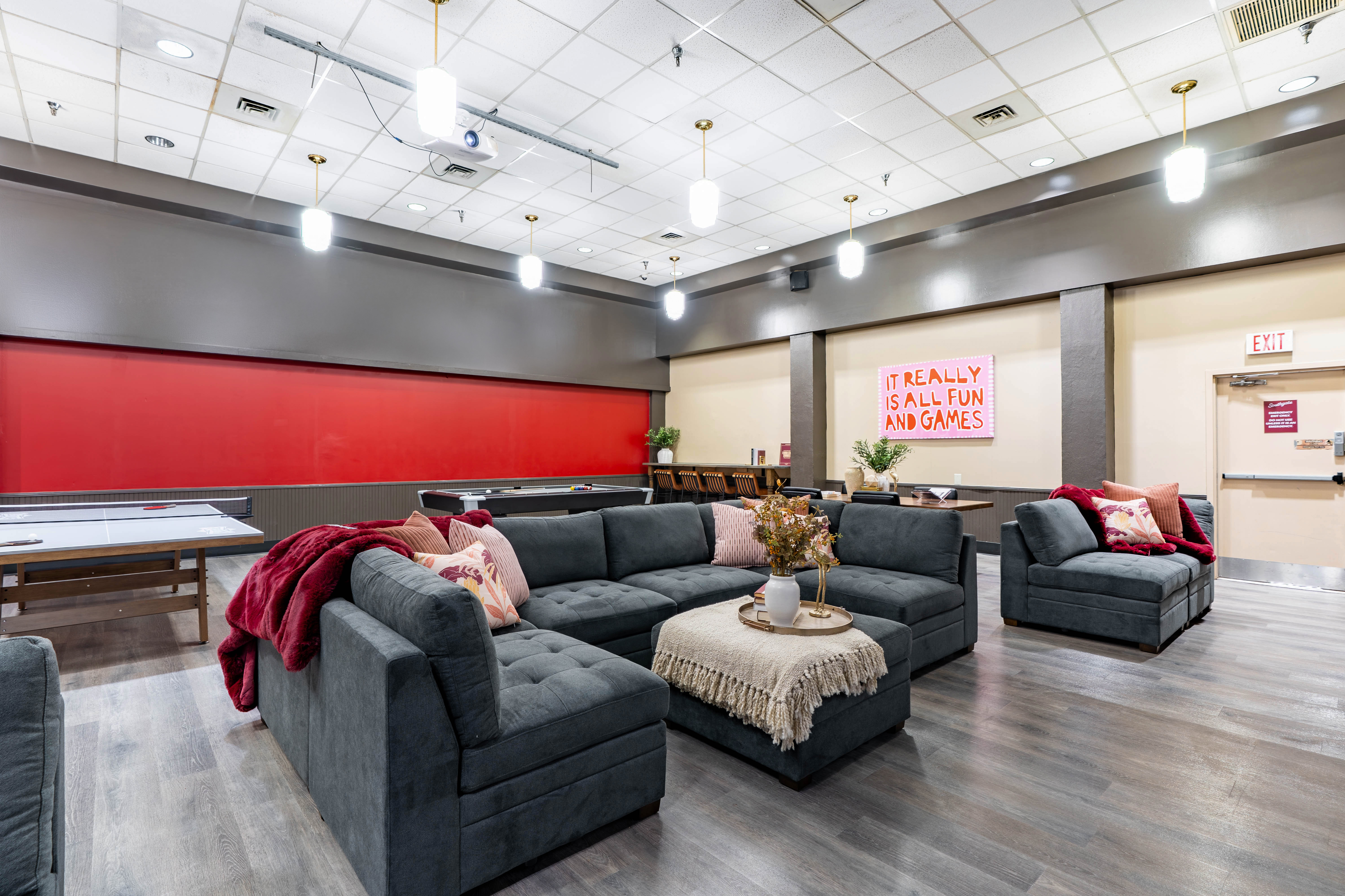 Lounge area
