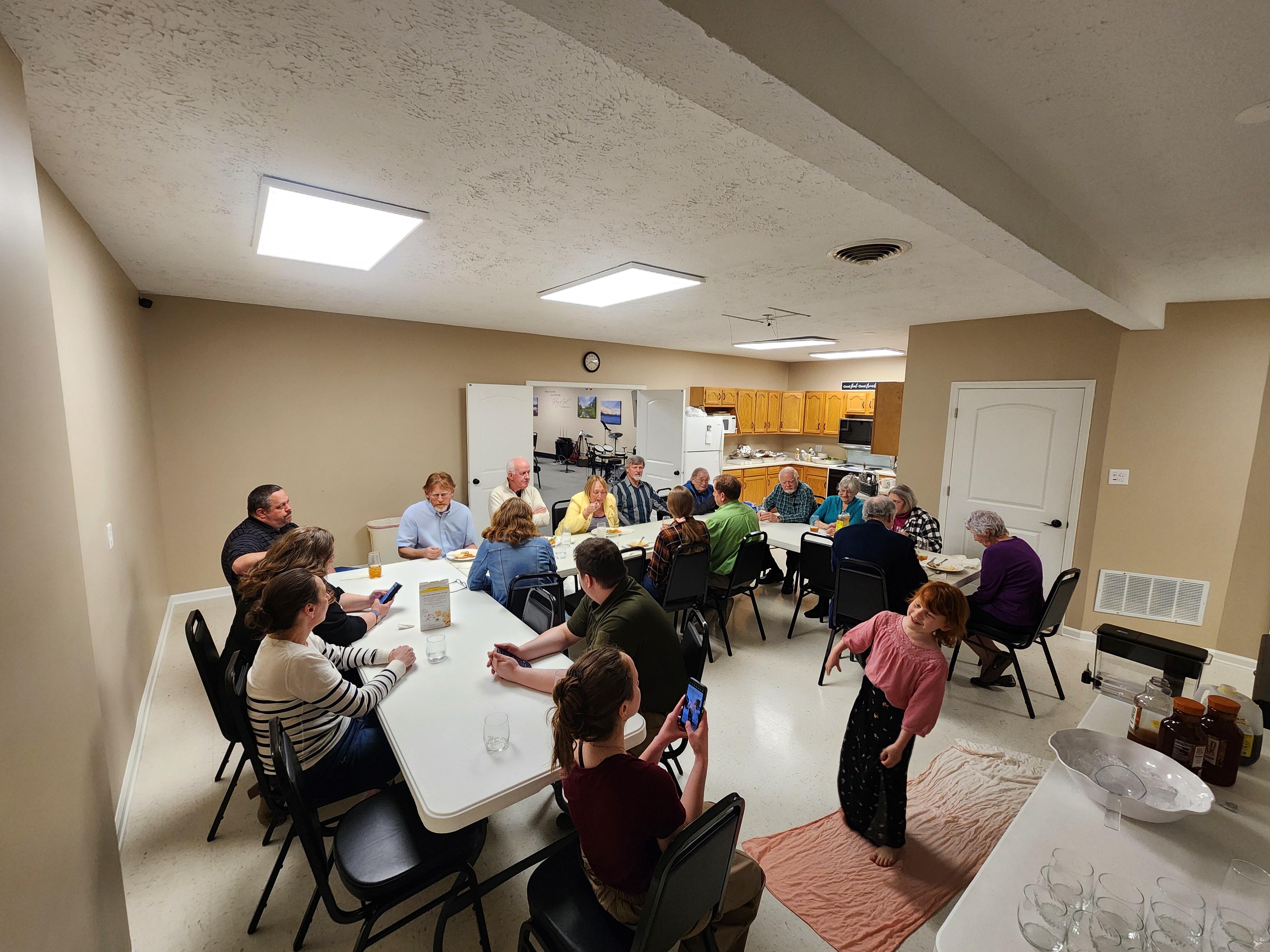 Night to Be Much Observed meal with guest speaker Carl Schlitt and his wife, Angela.