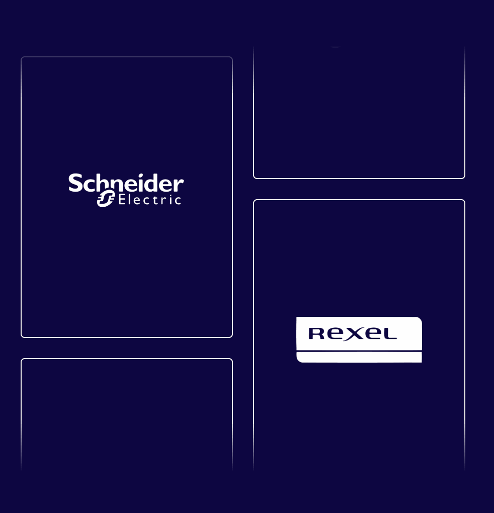 Schneider Electric and Rexel partner logos