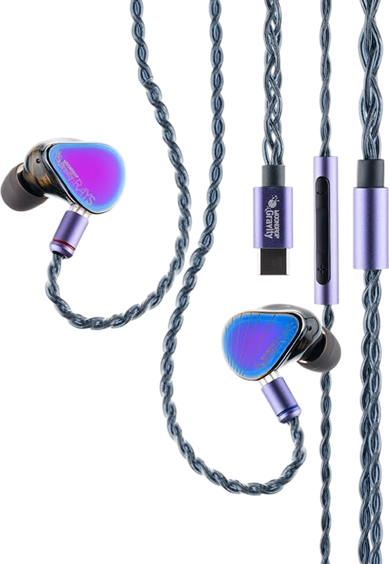 イヤホン MoonDrop Rays Amazon.com: Moondrop Rays Gaming Earphones USB-C DSP Game