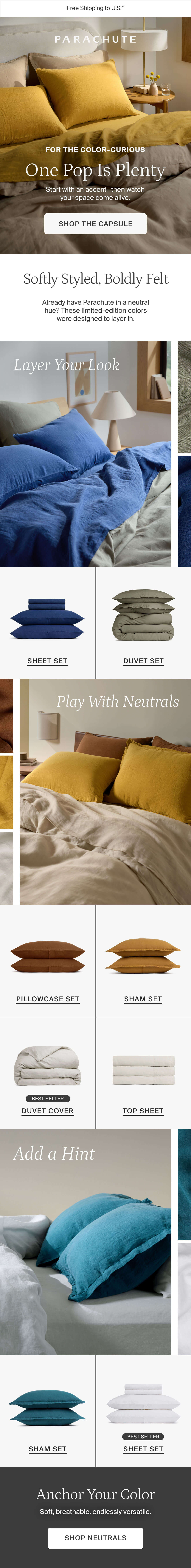 Welcome email template for a jewelry brand – mobile-optimized Klaviyo design featuring products, a welcome discount, and model imagery.