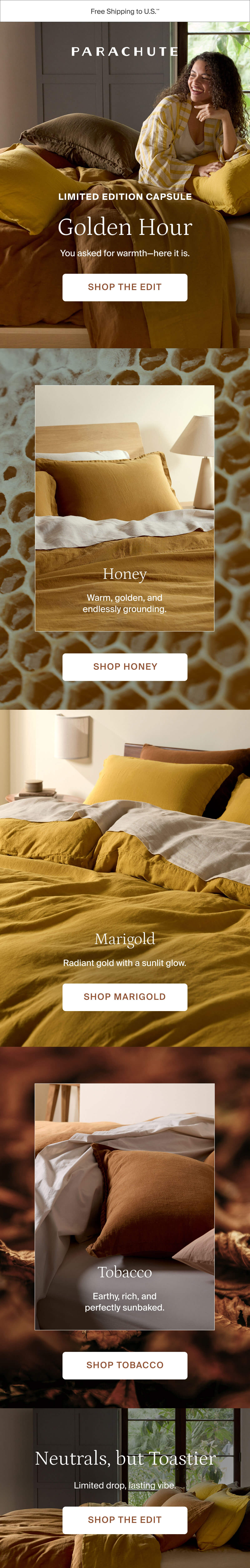 Welcome email template for a jewelry brand – mobile-optimized Klaviyo design featuring products, a welcome discount, and model imagery.