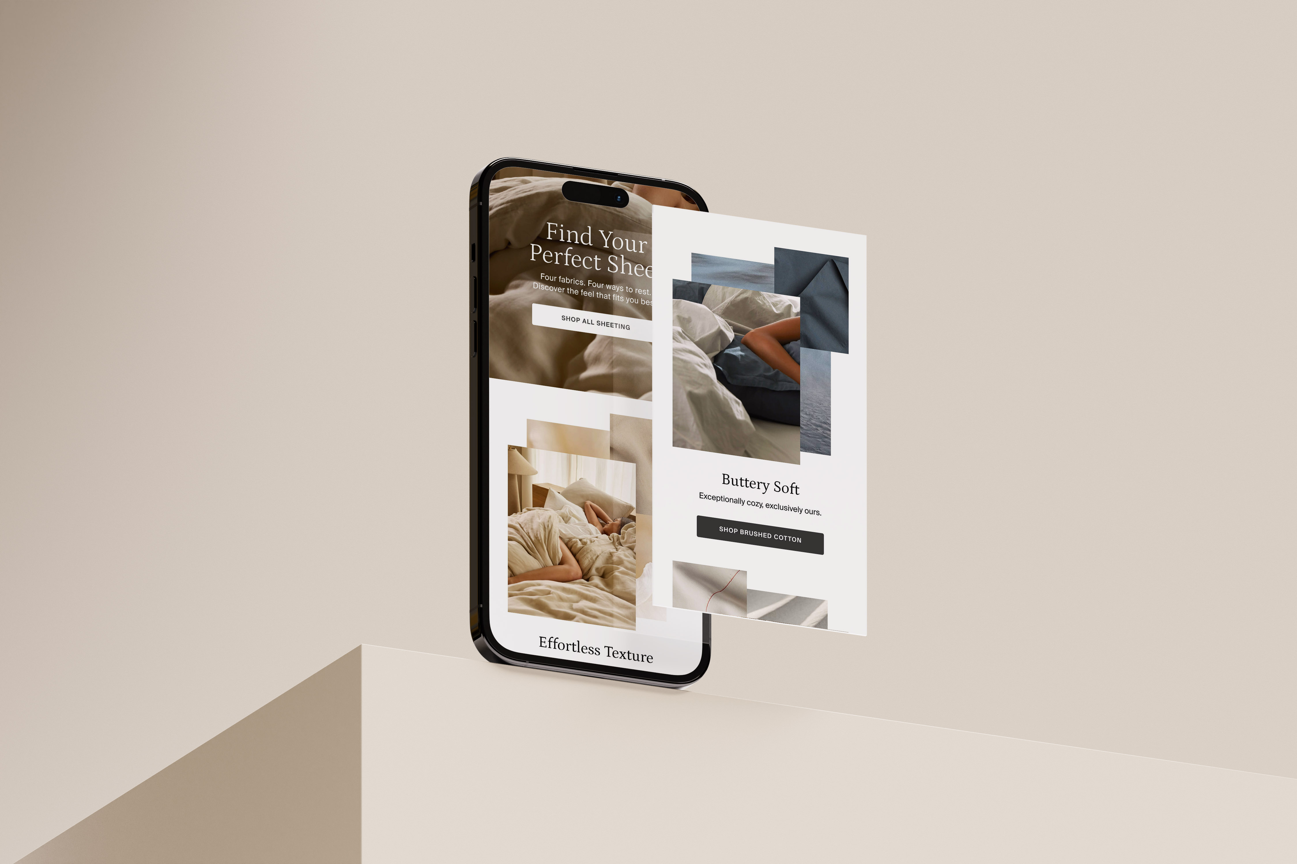 Jewelry brand newsletter template featuring customer reviews and model imagery, with a minimalist and clean design
