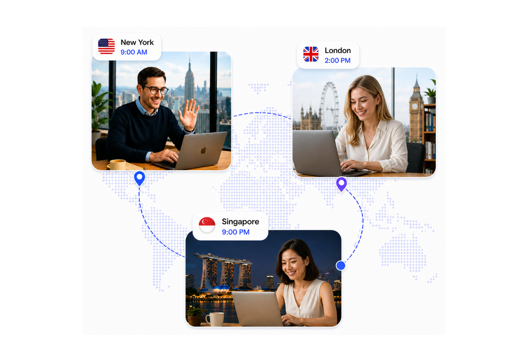 Flexible Across Time Zones