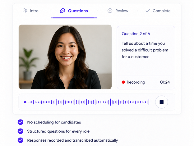 AI Video Interview KitaHQ