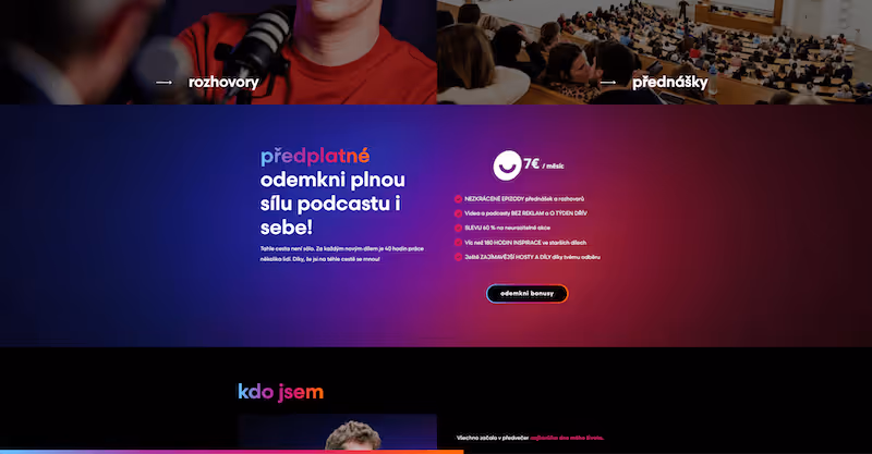 design CTA bloku v rámci landing page