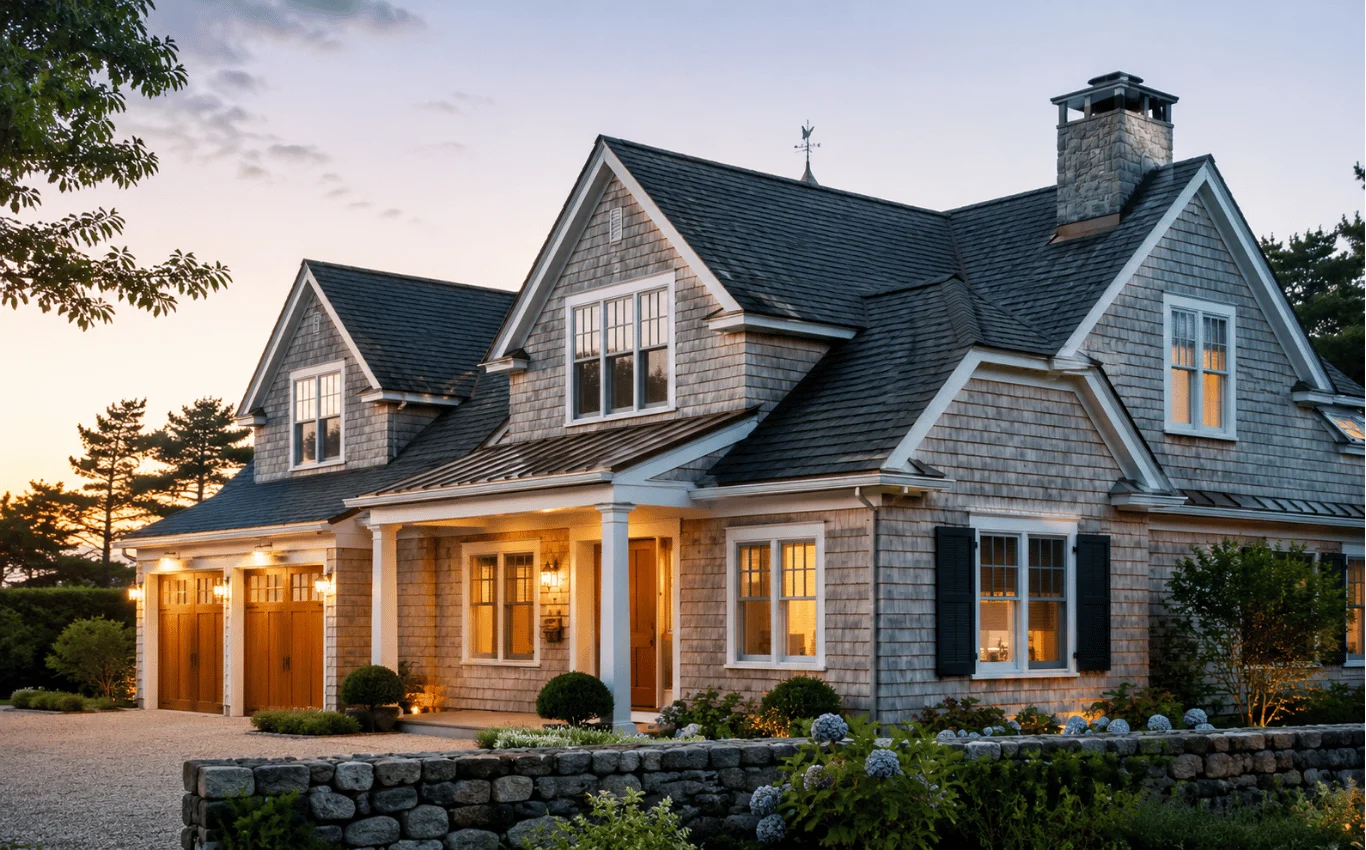 Premium coastal home in Remsenburg featuring a new high-performance roofing system designed for long-term durability and weather protection.
