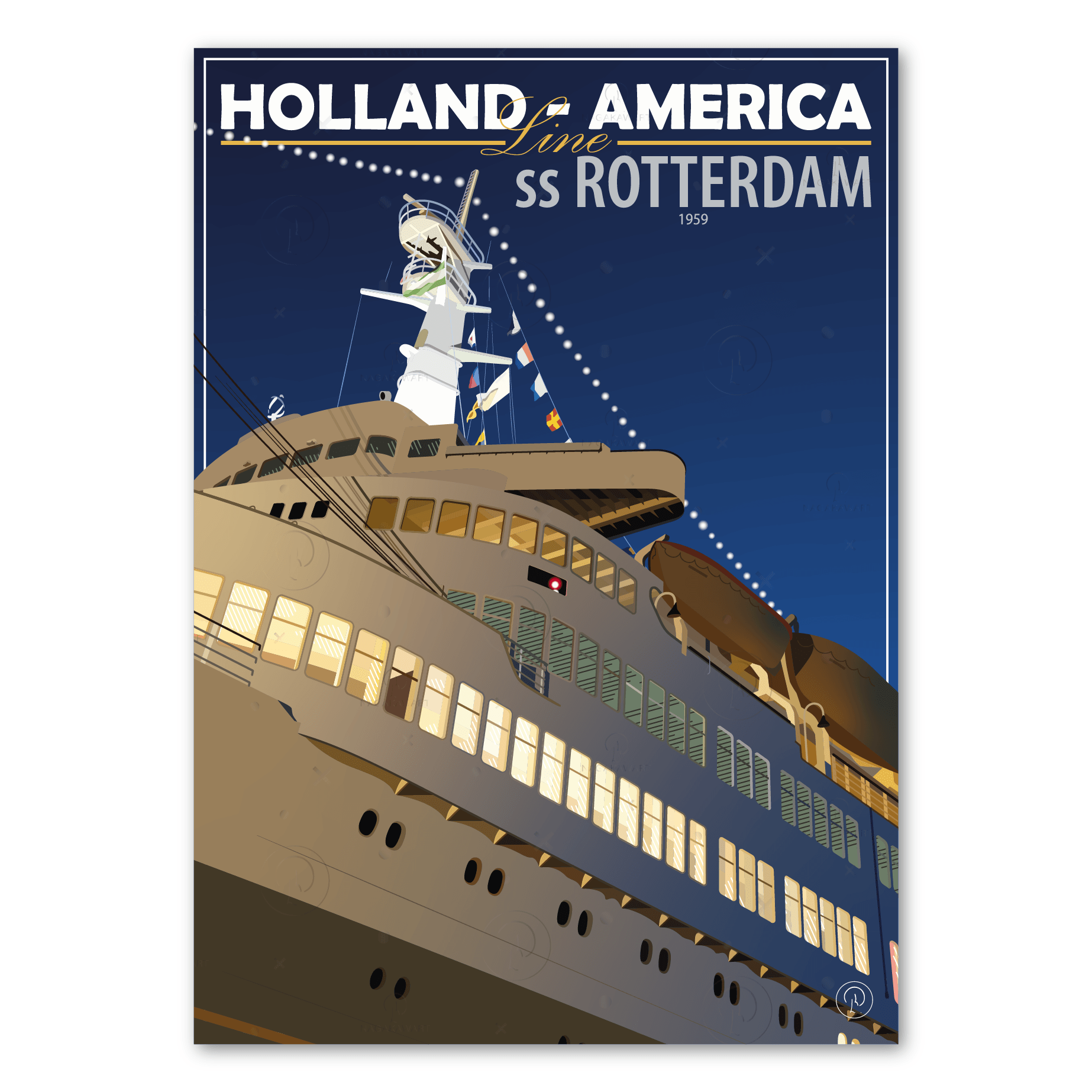 paquebot transatlantique néerlandais SS Rotterdam