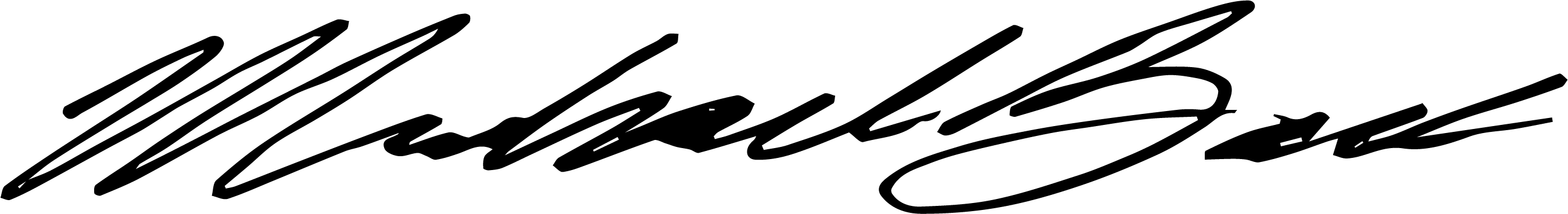 Handwritten signature of Michael Back