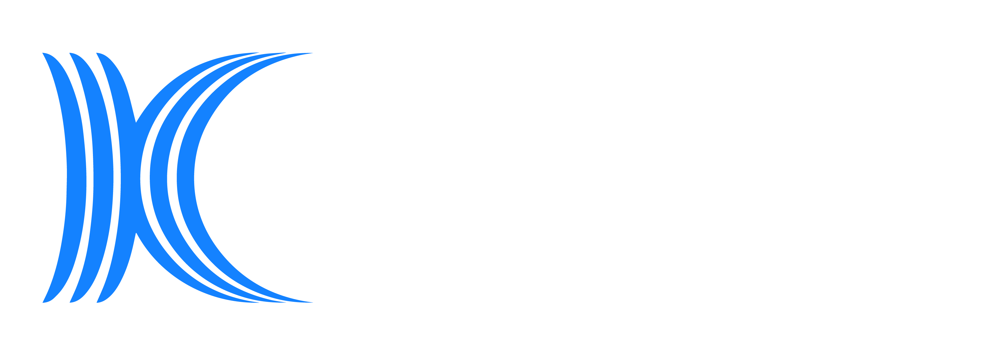 kamin logo inverted in white