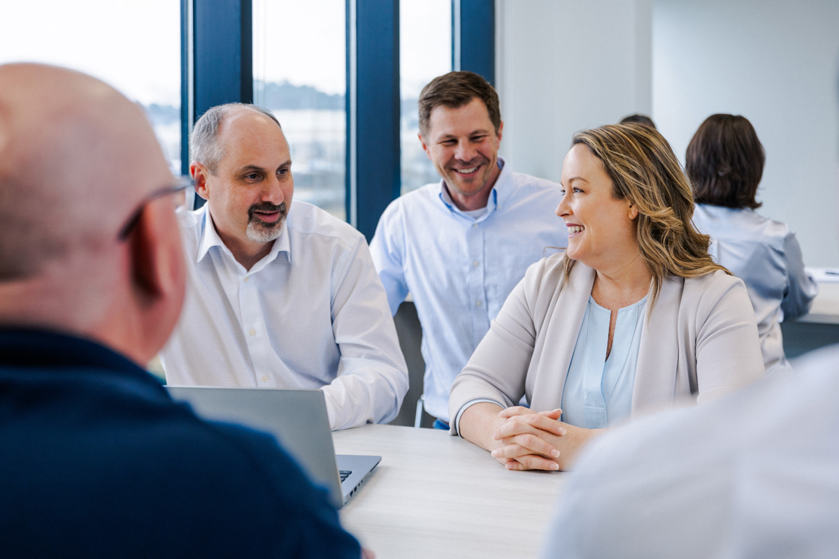 kamin employees collaborating on kaolin mineral solutions