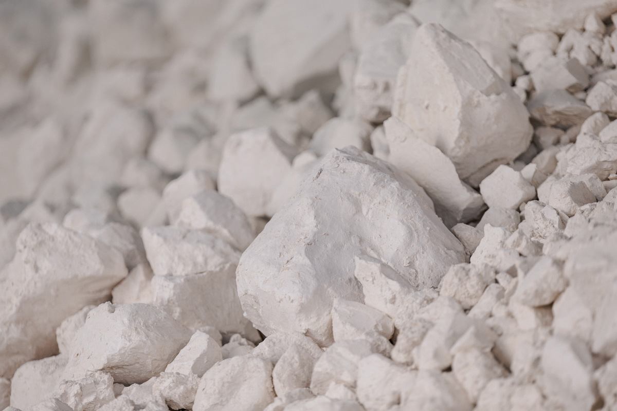 china clay close up image