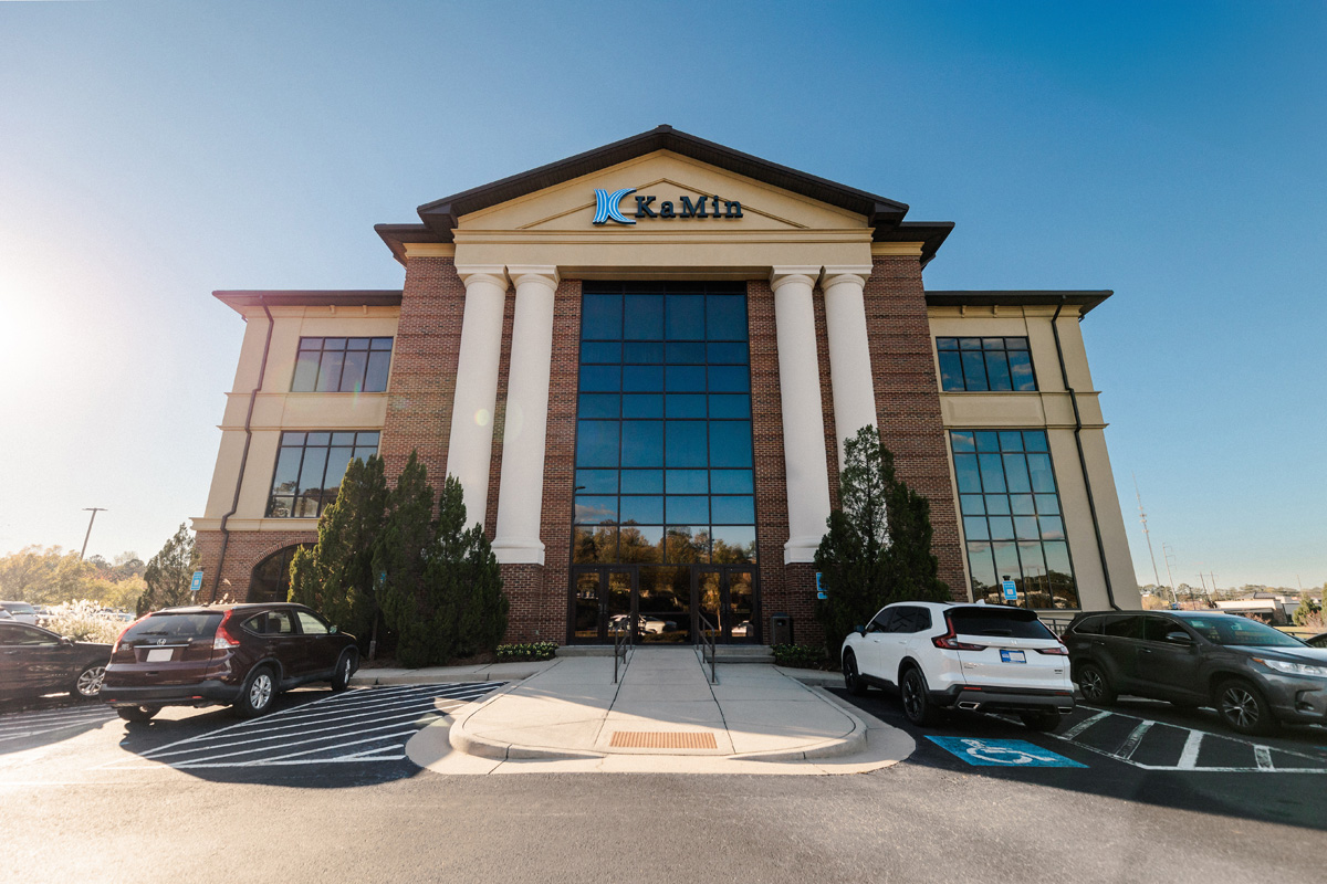 kamin corporate headquarters building exterior in macon georgia