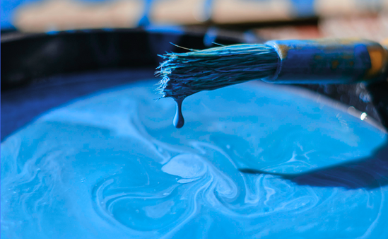 kaolin clay being used in paint