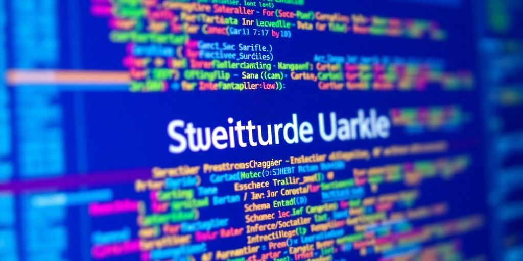 Nahaufnahme eines digitalen Bildschirms mit strukturierten Daten.