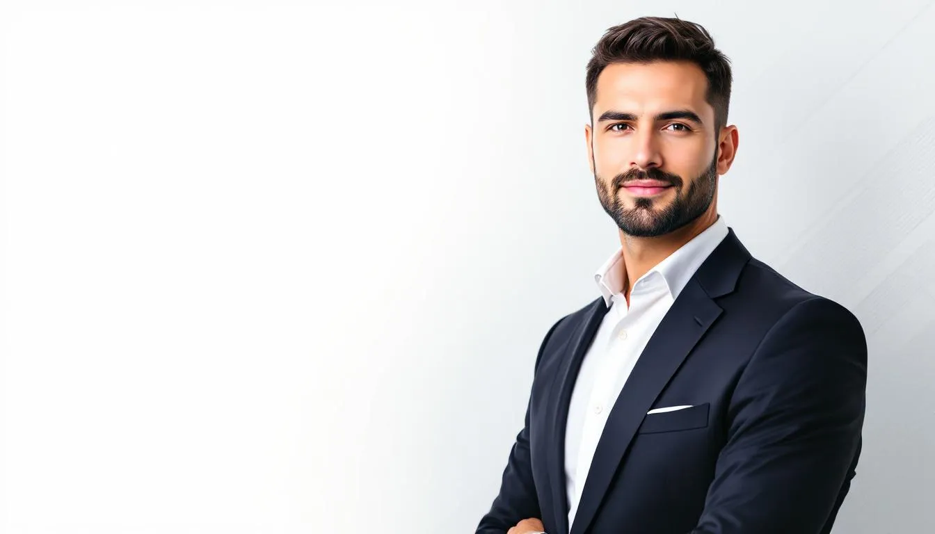 A well-designed LinkedIn profile showcasing a professional headshot.