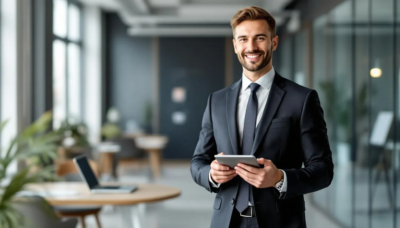 A real estate agent using LinkedIn for networking.