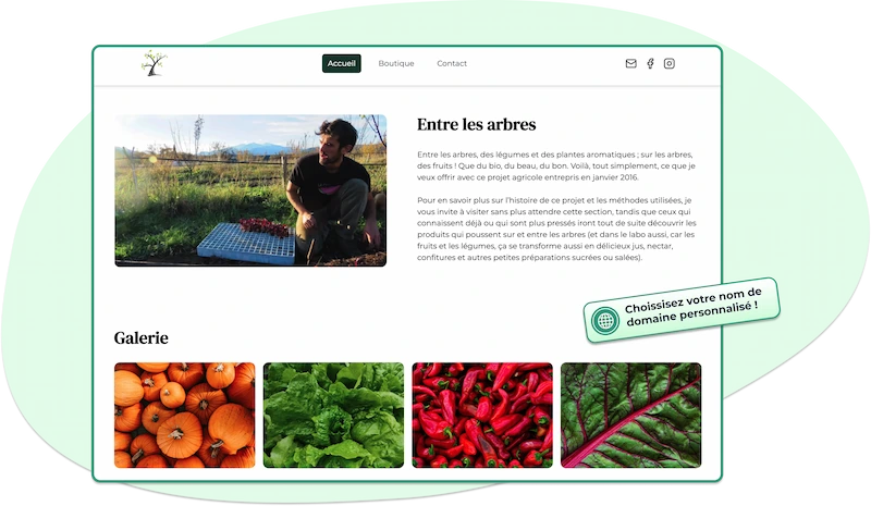 Site internet ecommerce pour agriculteurs - Kuupanda