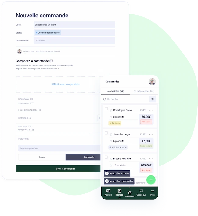 Suivi et centralisation des commandes - Kuupanda