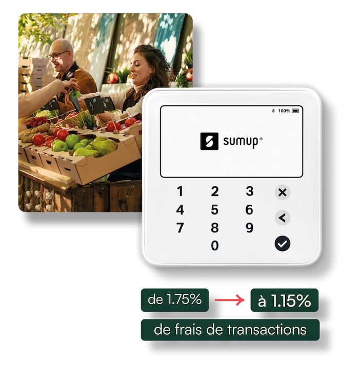 TPE agricole - encaissez partout avec Sumup et Kuupanda