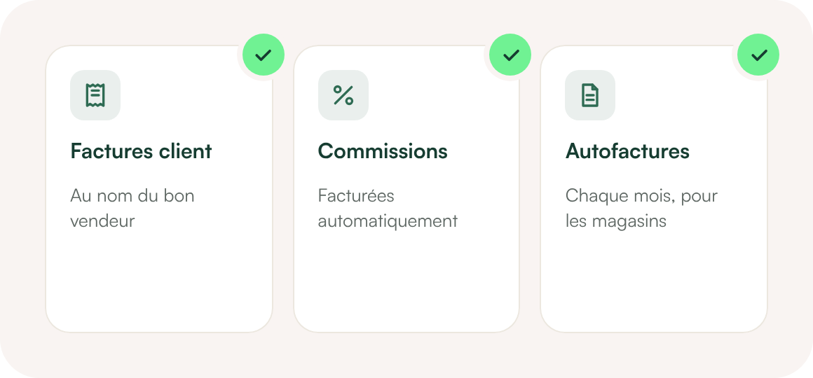 Groupement de producteurs - facturation automatique