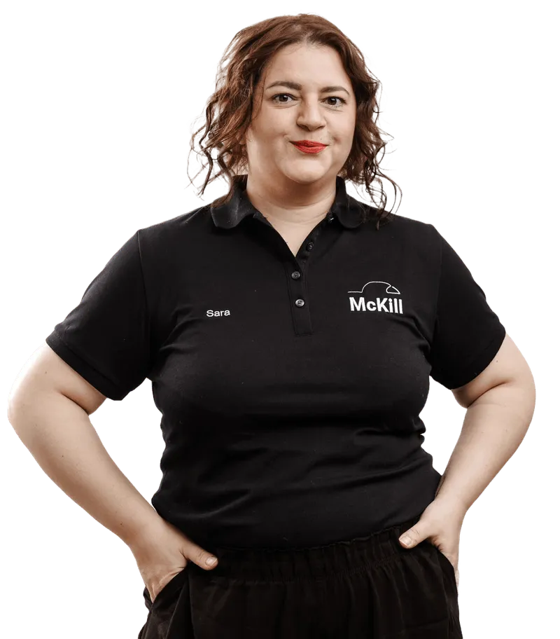 Ein Bild von Sara im McKill Shirt