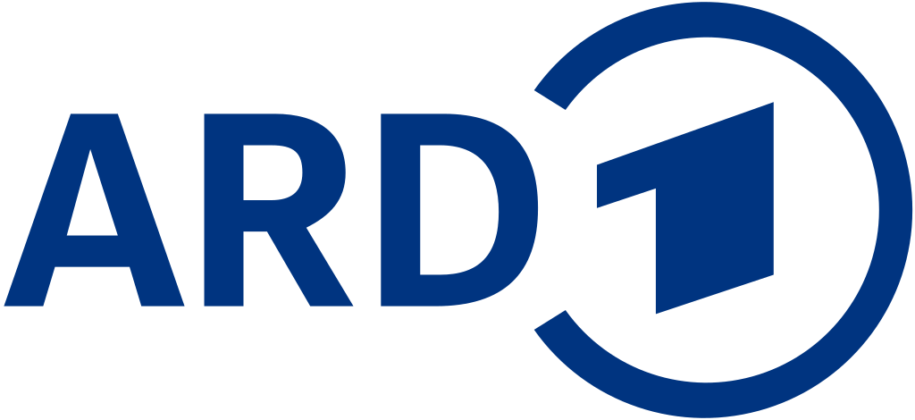 Logo von ARD, dem deutschen öffentlich-rechtlichen Rundfunknetzwerk.