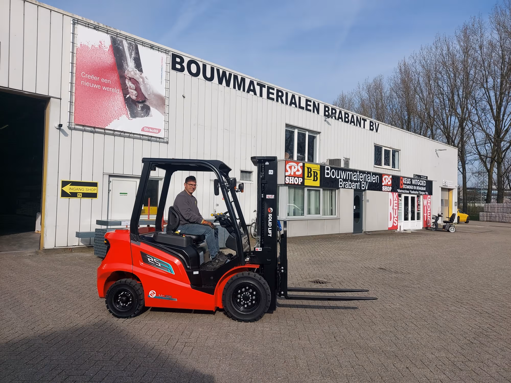 Solid Lift heftruck Bouwmaterialen Brabant
