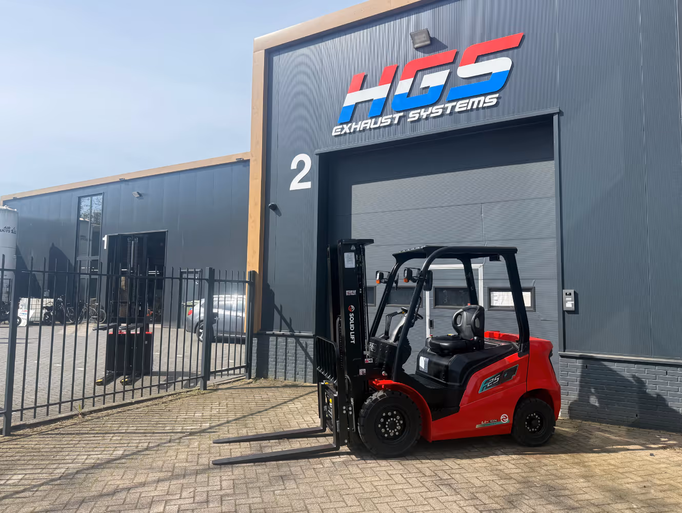 Solid Lift heftruck HGS Exhaust Systems