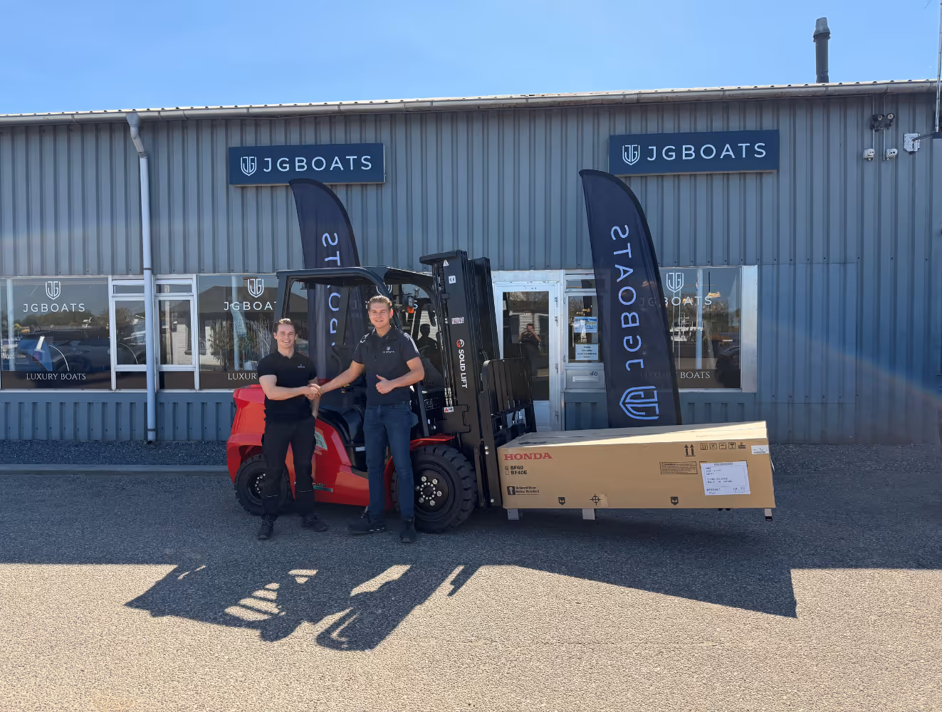 Solid Lift heftruck JG Boats
