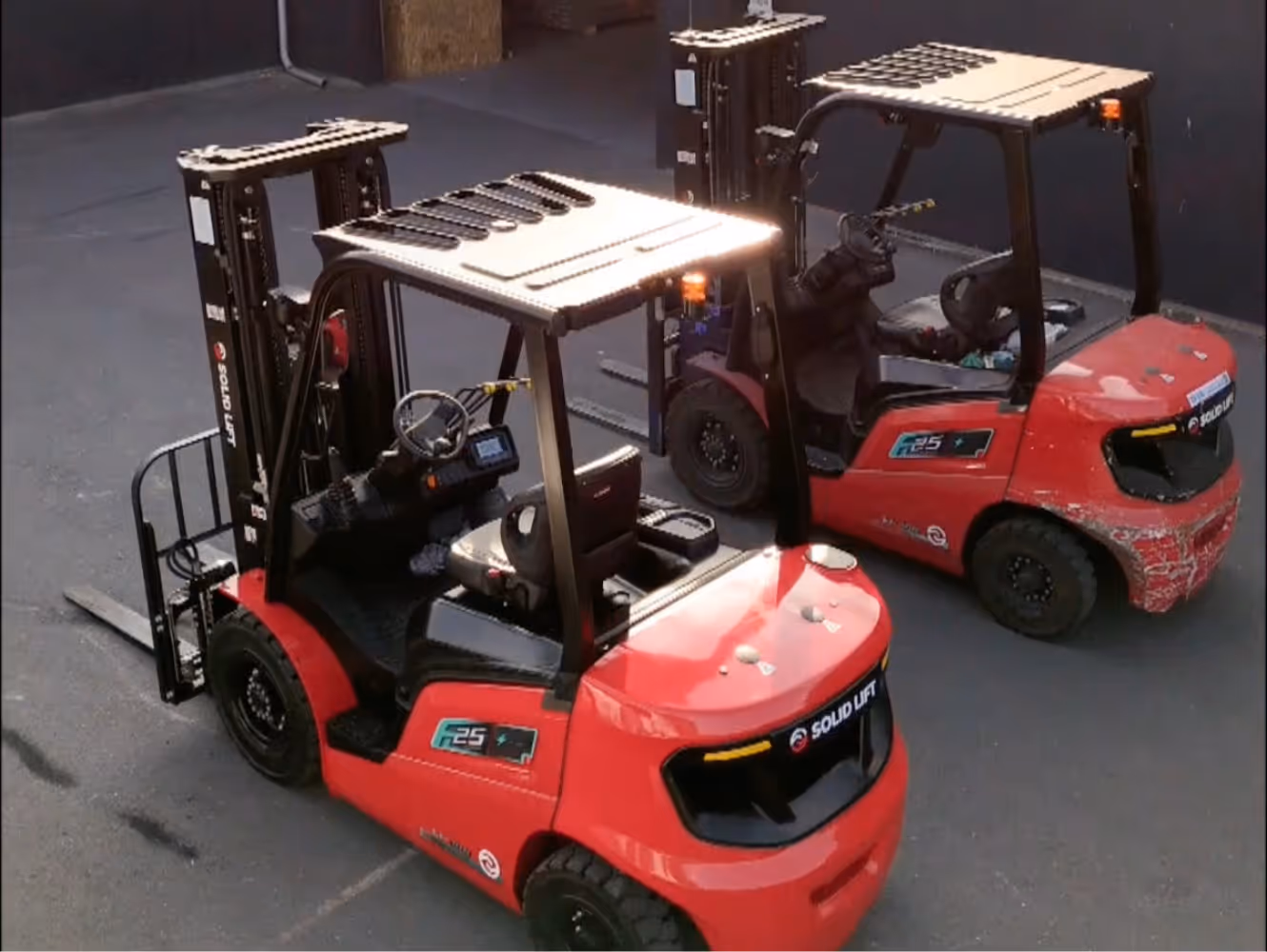Solid Lift heftruck Stalen Steiger Haarlem