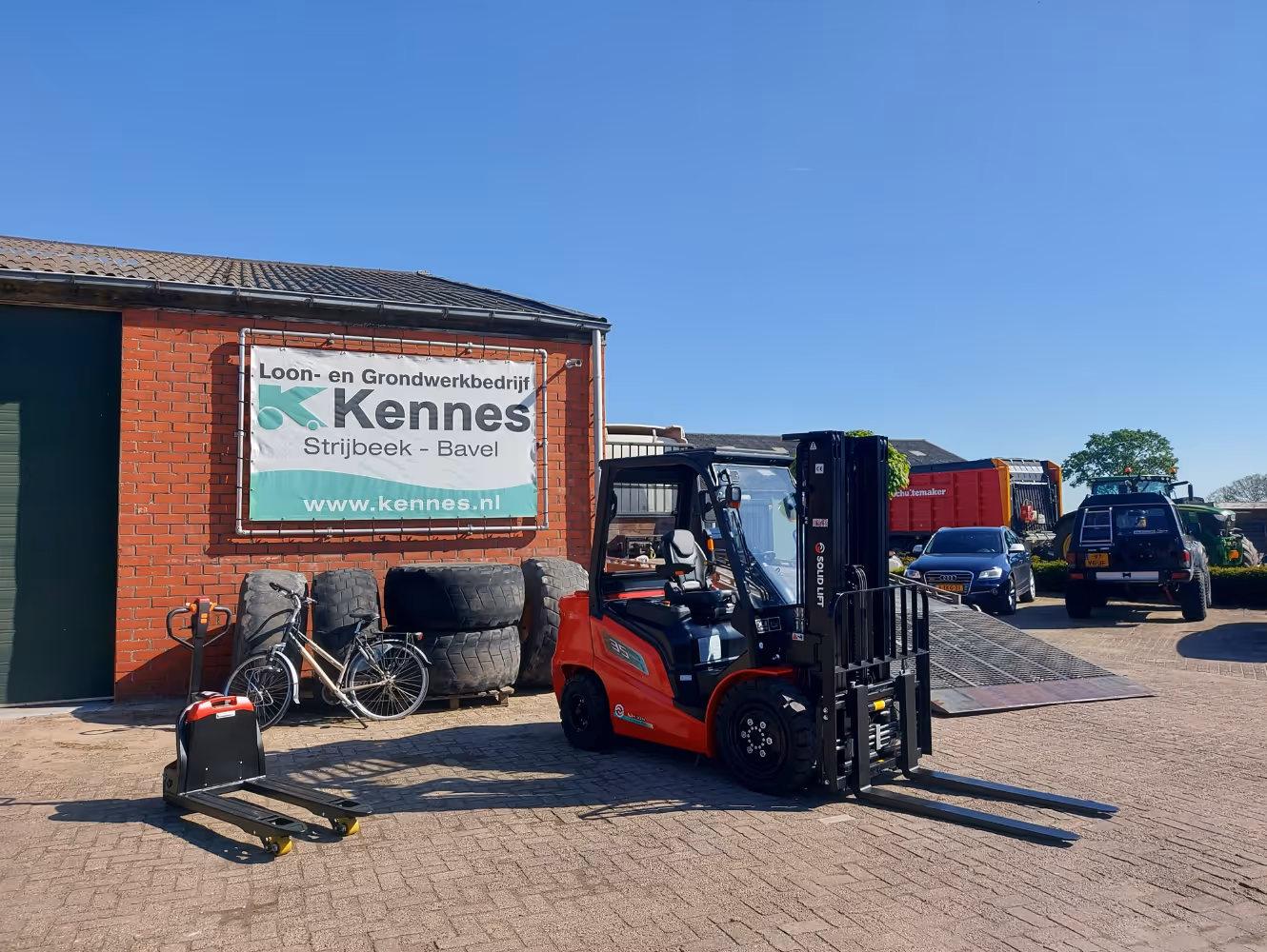 Solid Lift heftruck Kennes