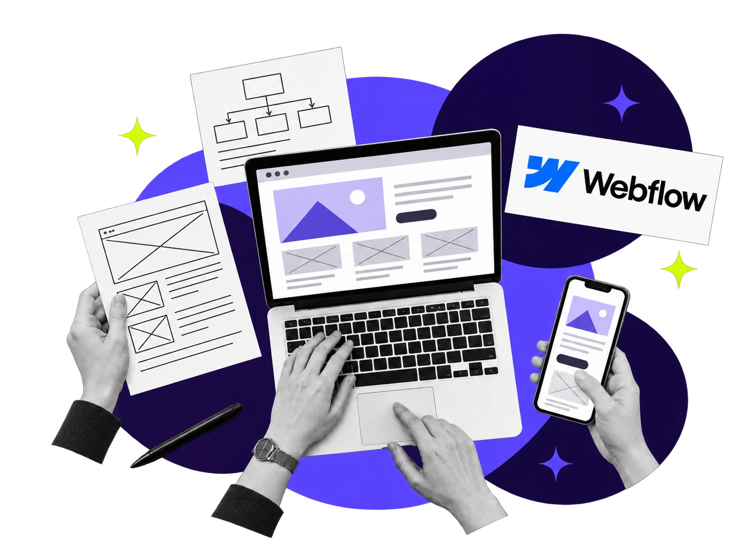 בניית אתרים ב־Webflow: תכנון, עיצוב ופיתוח