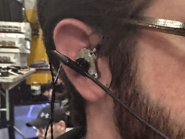 Closeup of a Custom Intercom Device