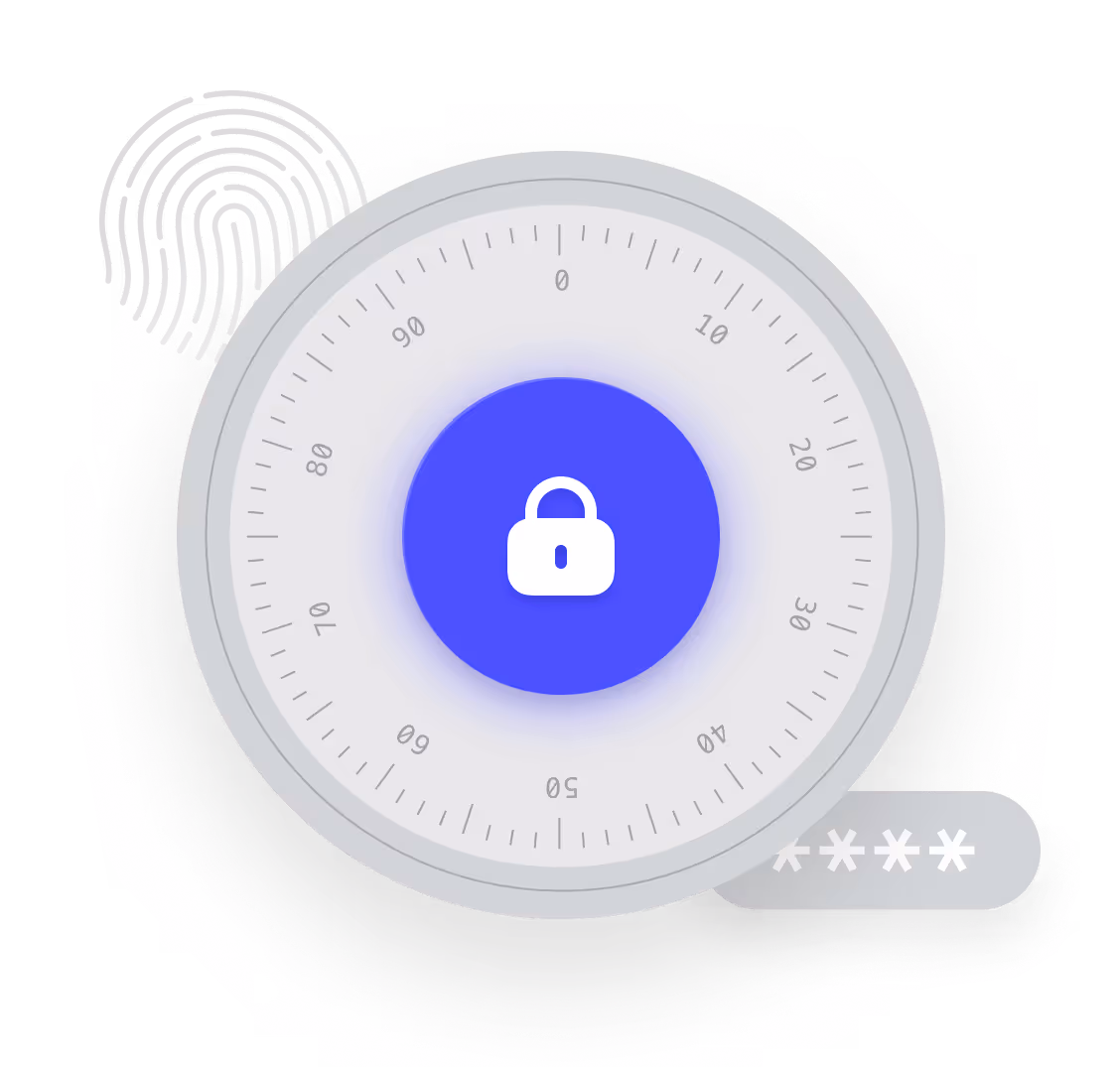 an illustration of a safe