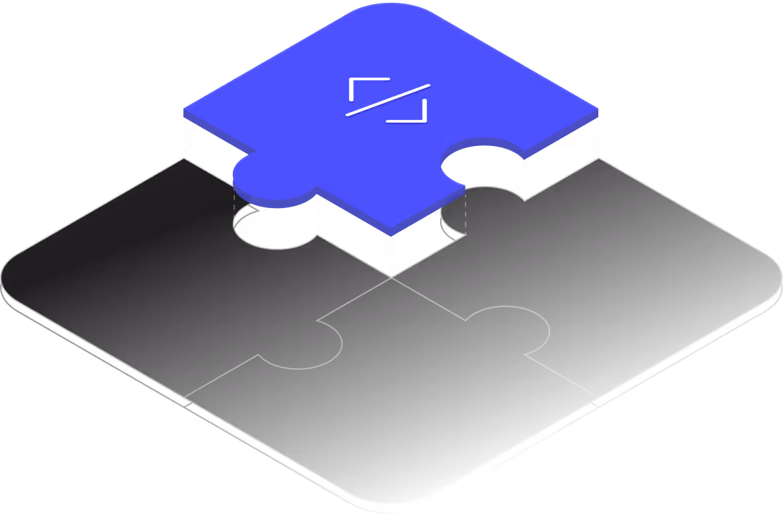 An illustration of puzzle pieces falling into place