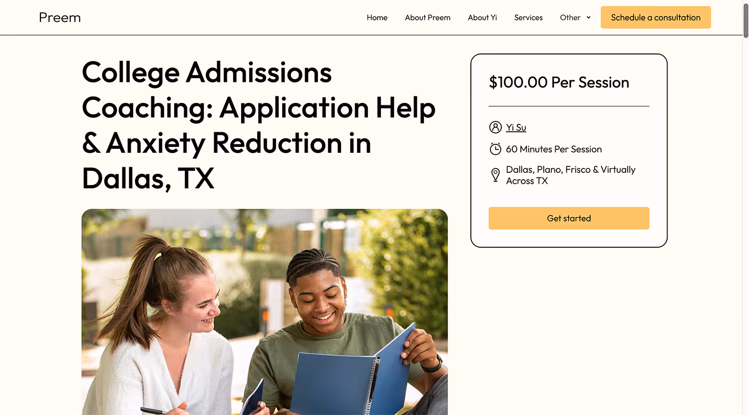 Preem Coaching Website Launch Case Study | Dallas Web Design