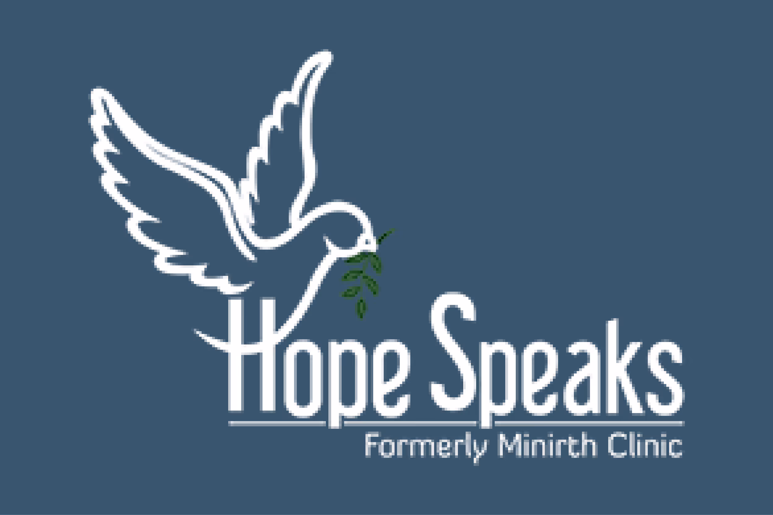 Modern Dove Logo Design for Hope Speaks Mental Health