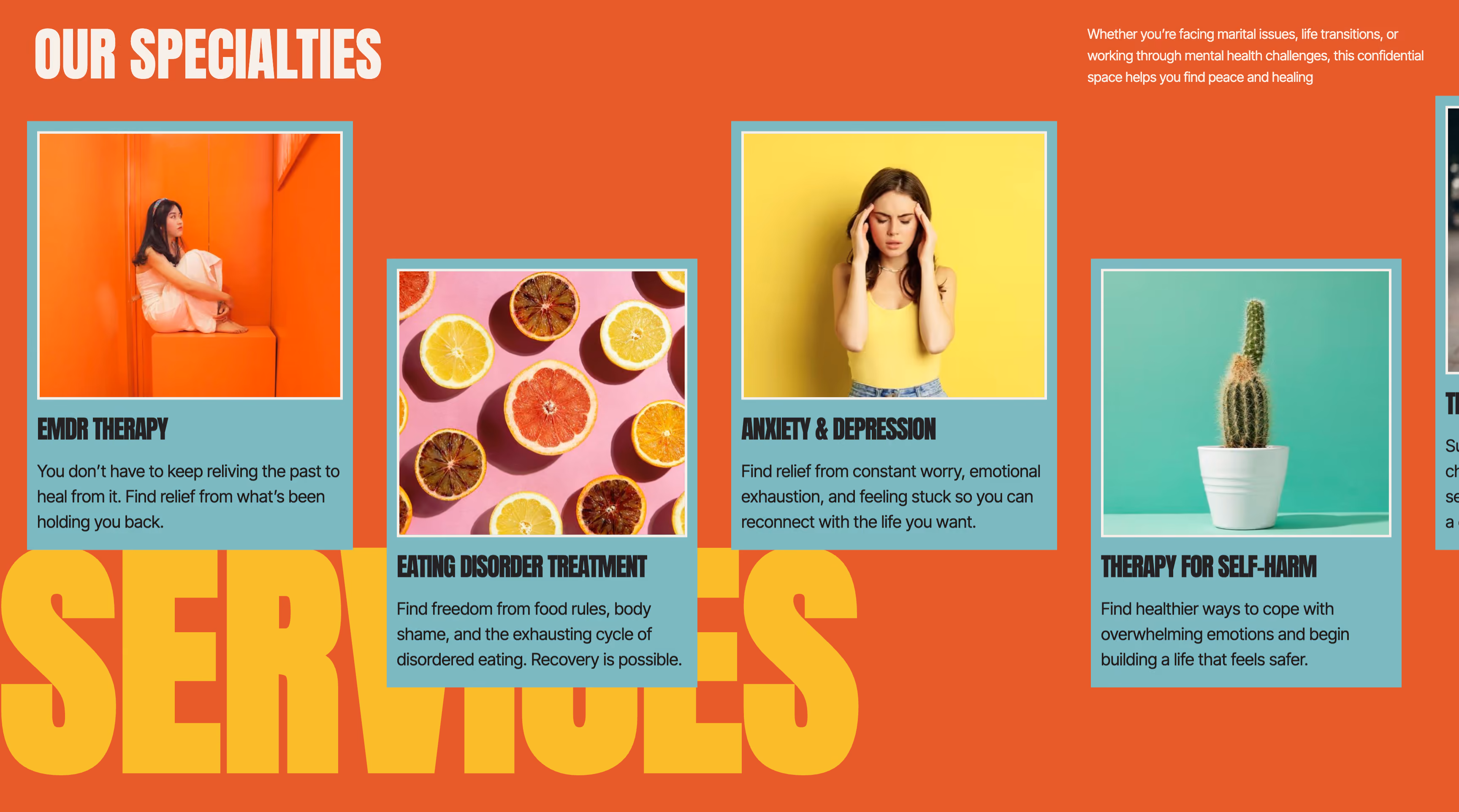 New Narratives Counseling | Website Redesign | Allen, TX
