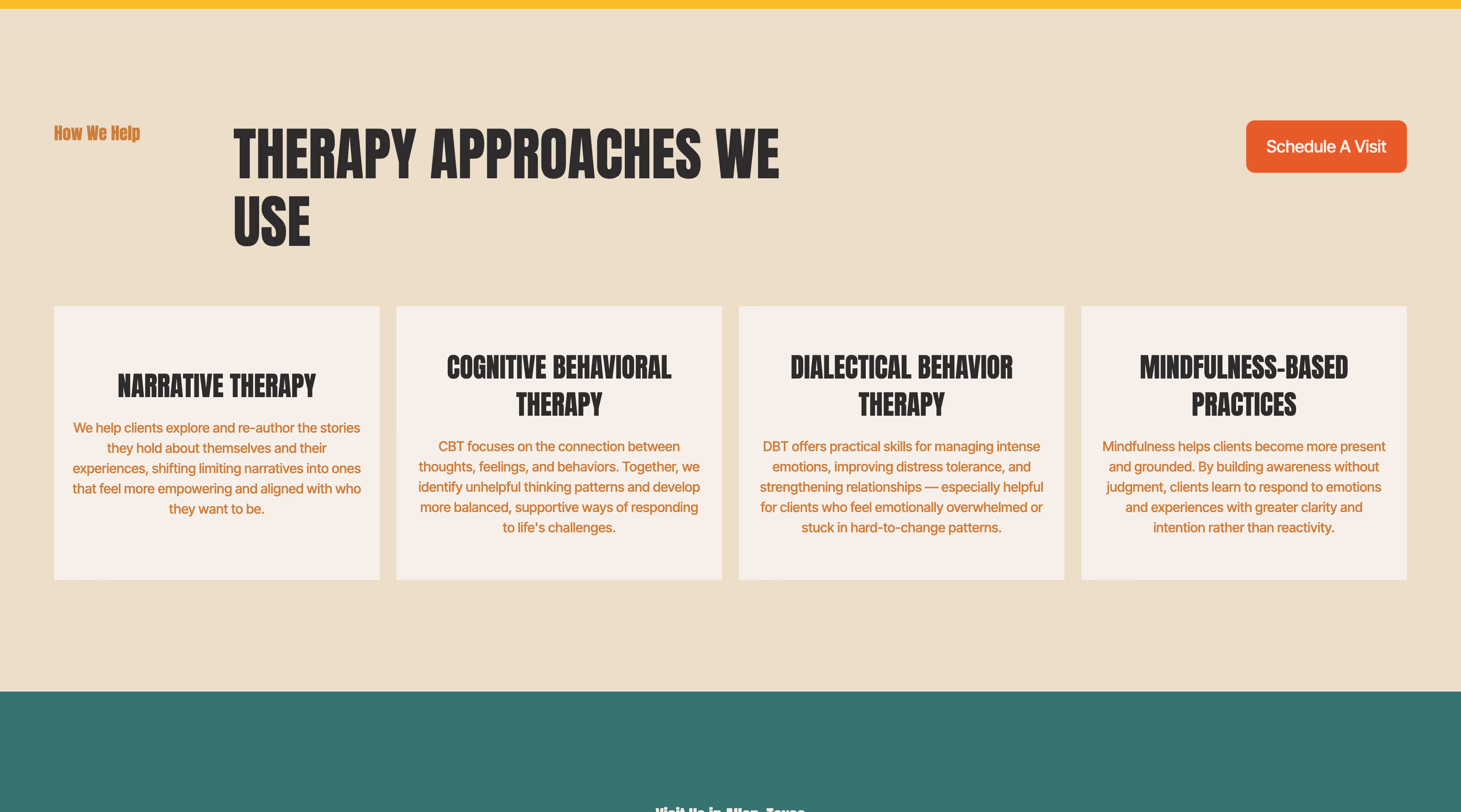 New Narratives Counseling | Website Redesign | Allen, TX