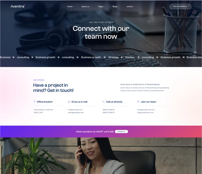 contact page image