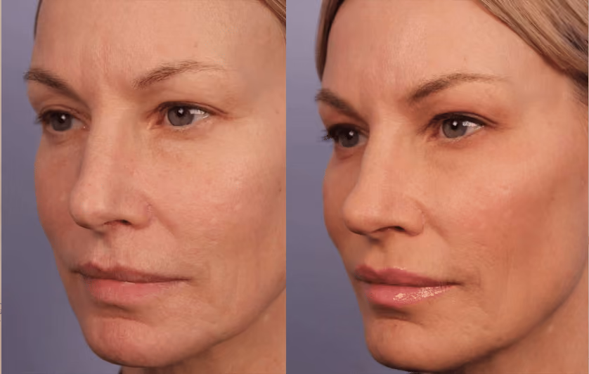 morpheus8 face before and after