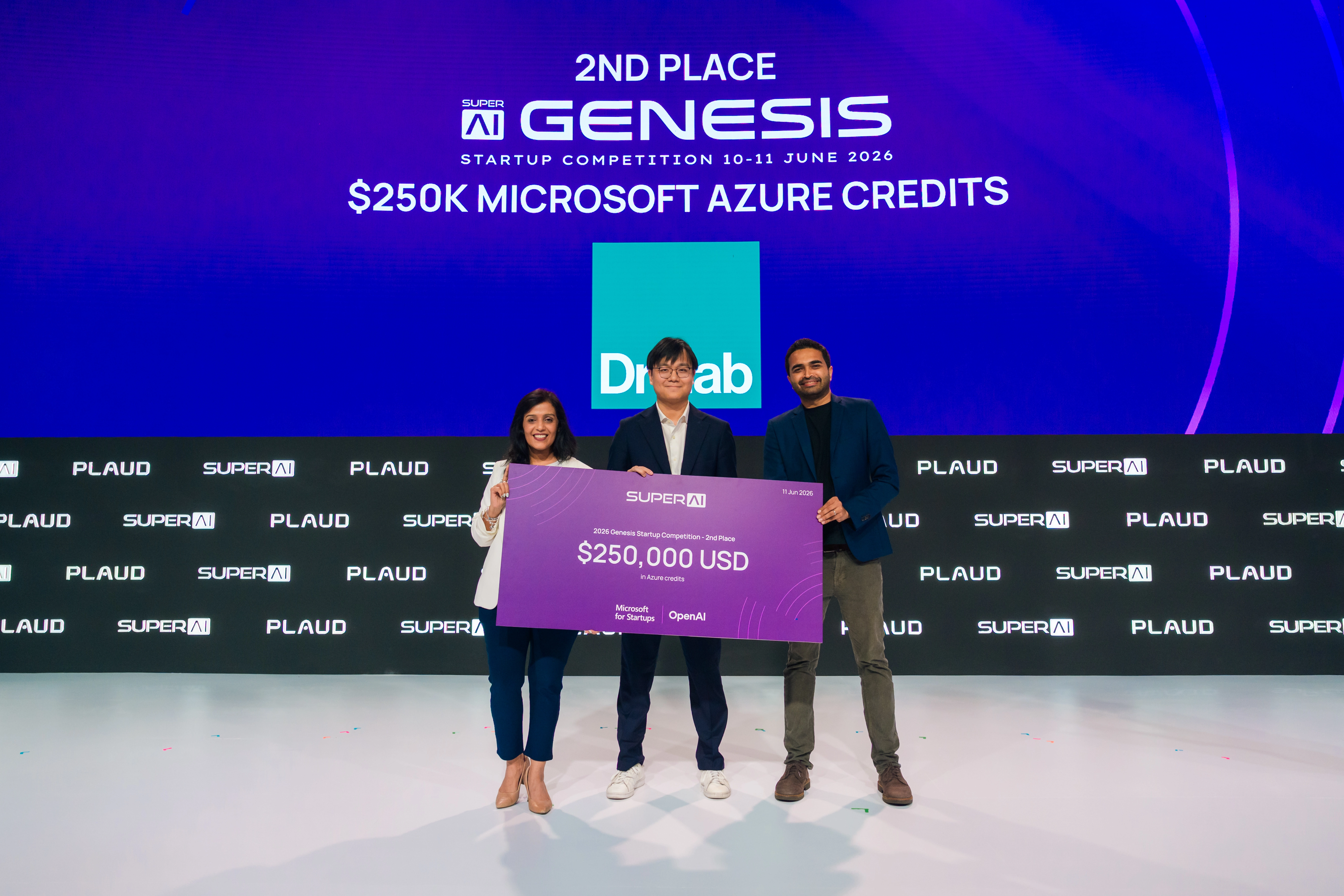 Drylab FORMAS.AI Super AI Genesis 2026 2nd Placer