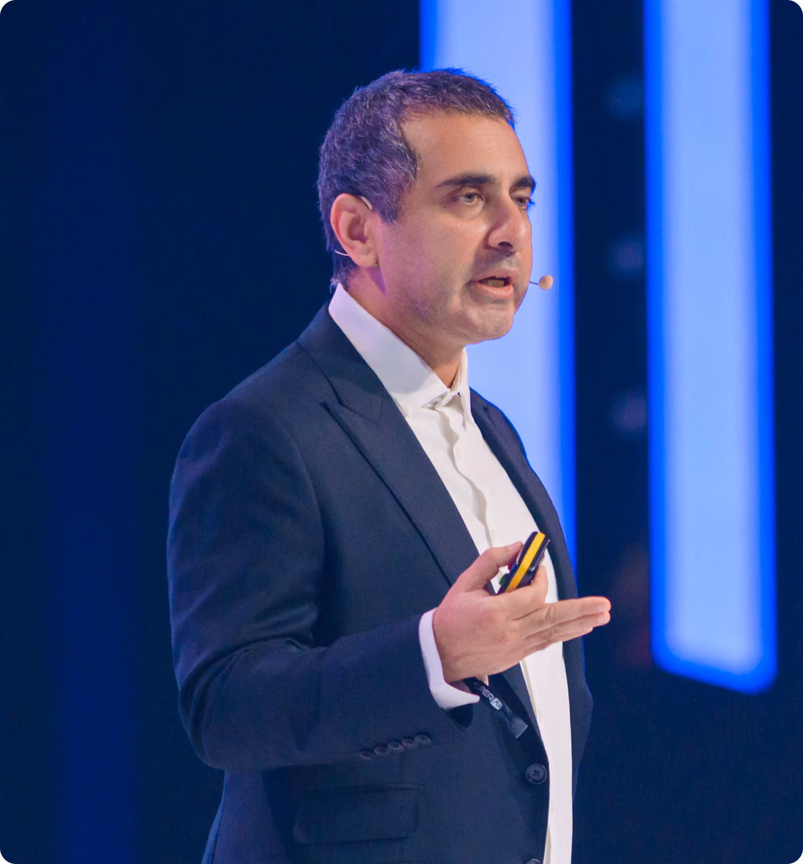 Balaji Srinivasan, Founder of The Network State, speaking on stage at SuperAI 2026.