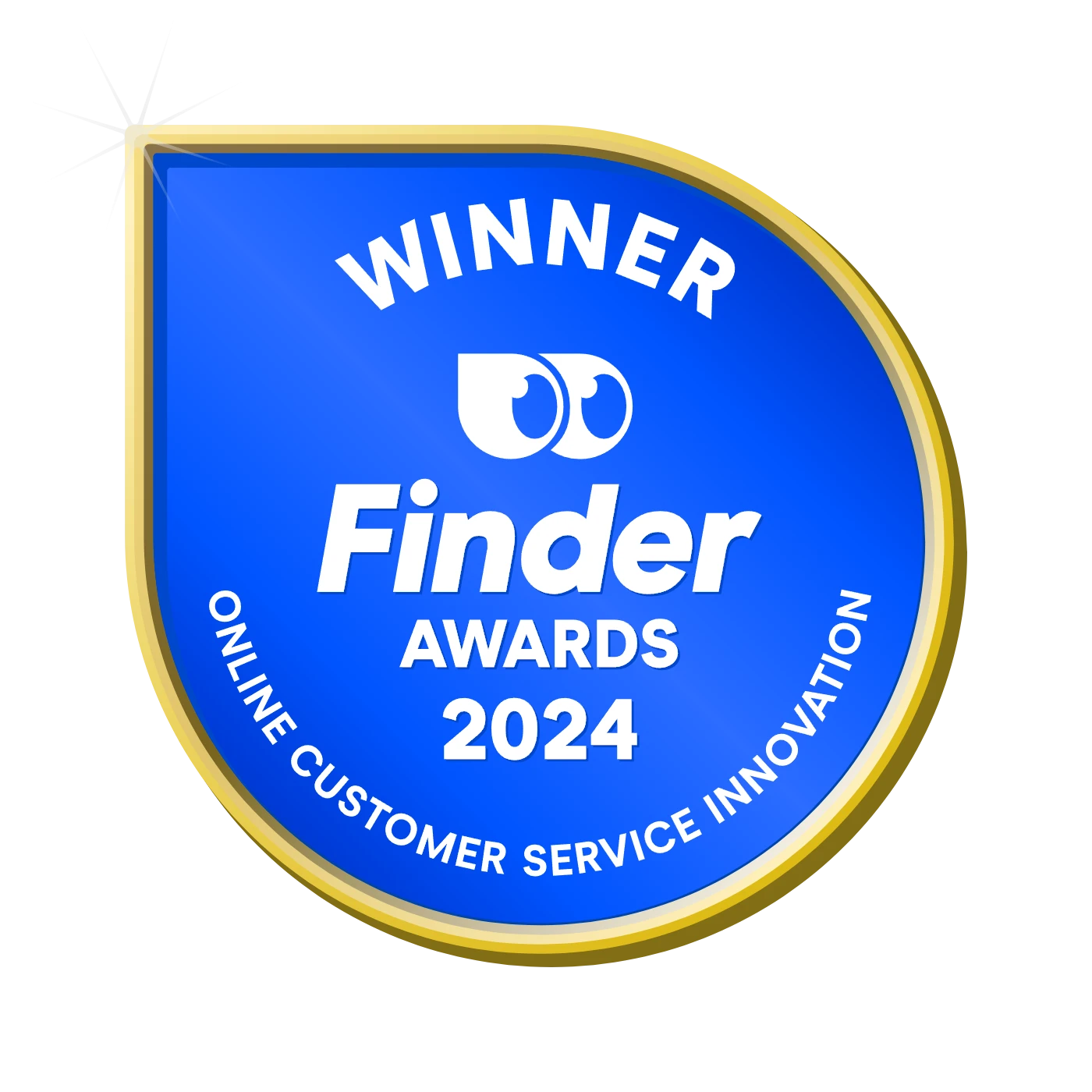 Finder Winner awards badge