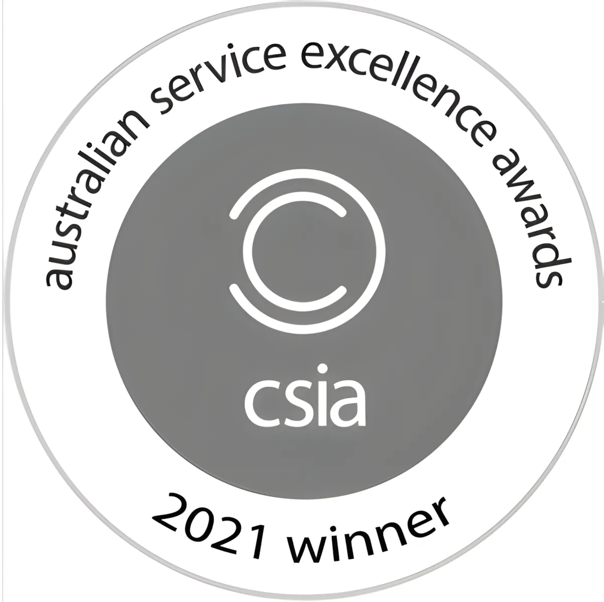 CSIA 2021 award badge